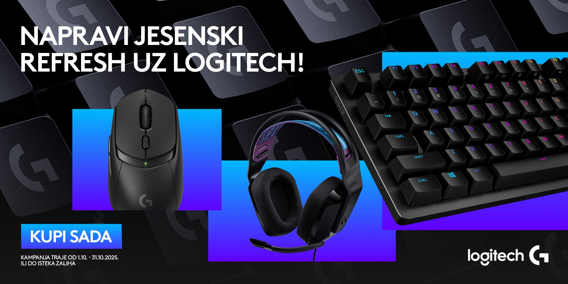 Logitech Gaming listopad 2025